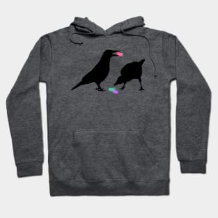 Easter Jelly Bean Crows Hoodie